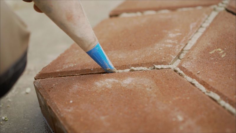 Brick Caulkings on Building Facade